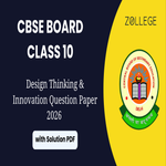 CBSE Class 10 Design Thinking and Innovation Question Paper 2026 with Solution Pdf